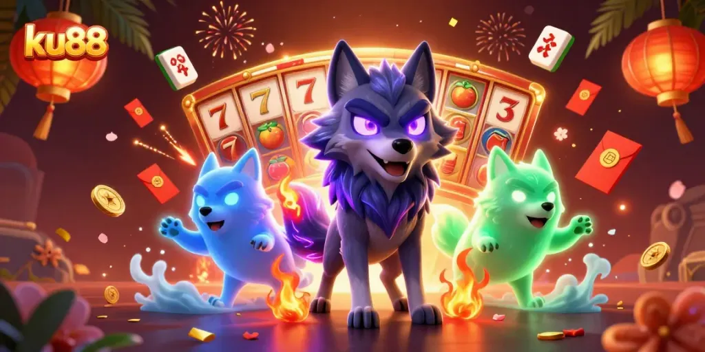 Engage in thrilling adventures with ku88 as legendary wolves illuminate your gaming journey.